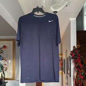 🌺 Nike Men's Navy Short Sleeve Dry Fit T-Shirt Sz M
